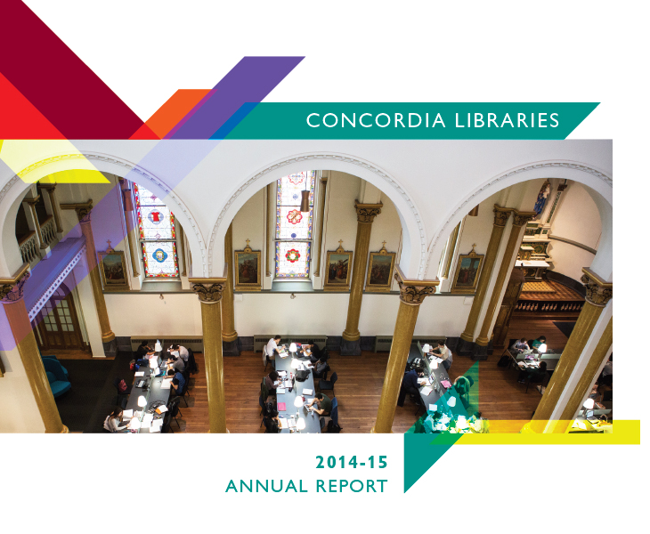Concordia Libraries 2014-15 Annual Report is now available