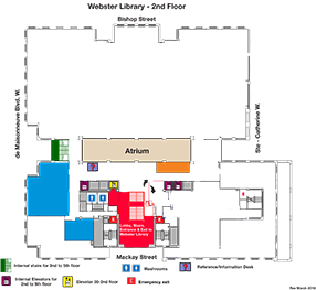 Webster Second Floor Map