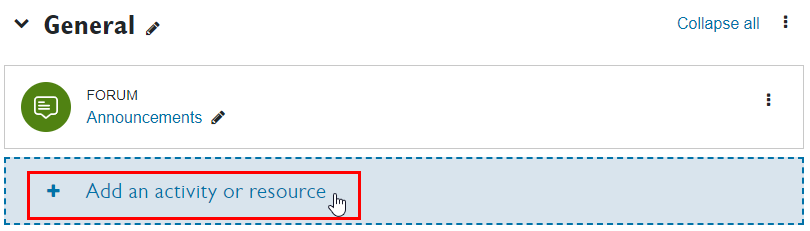 Adding course reserves tool