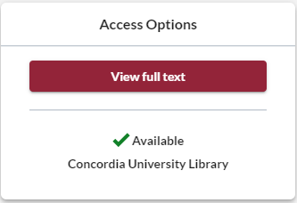 access options for article