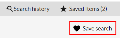 Sofia save search button