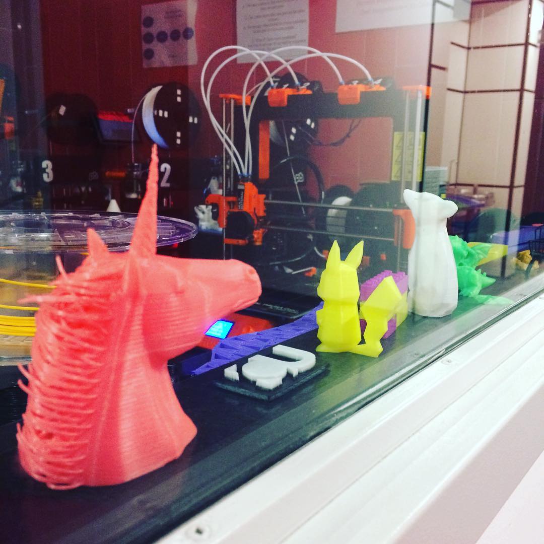 3D printing room at the Technology Sandbox, Webster Library