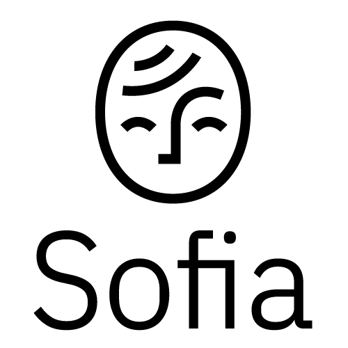 Sofia logo - line drawing of a person
