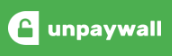 Unpaywall logo features an open lock with the word unpaywall in white on a green background